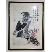 鹰 （水墨画） 作者：陈雄立   规格：50*75cm