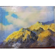 山顶阳光（朝鲜油画,规格：45*32